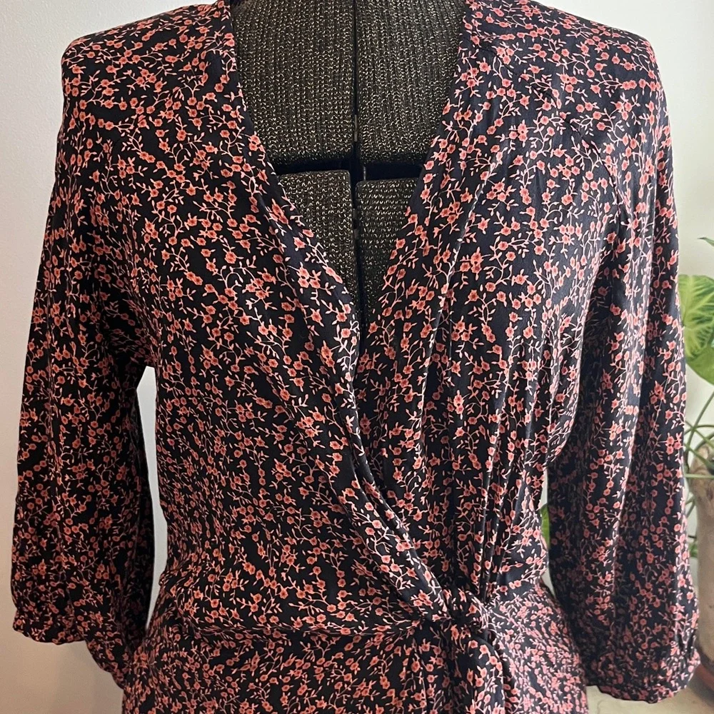 Free People Beautiful Floral Clara Tunic Mini Dress Size Small